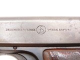 NICE Deutsche Werke ORTGIES 6.35 Hammerless SEMI-AUTO Pistol C&R w/HOLSTER
Production Being Forced to Stop Due to the Treaty of Versailles - 7 of 22