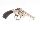 VERY NICE Smith & Wesson .32 S&W DA SELF DEFENSE Revolver C&R NICKEL FINISH TURN OF THE CENTURY Self Defense Revolver - 14 of 17