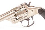 Nice WILD WEST Antique SMITH & WESSON 2nd Model .38 DA Revolver INDIAN WARS Classic Self Defense Revolver with NICKEL FINISH - 4 of 17