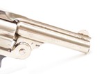 Nice WILD WEST Antique SMITH & WESSON 2nd Model .38 DA Revolver INDIAN WARS Classic Self Defense Revolver with NICKEL FINISH - 17 of 17