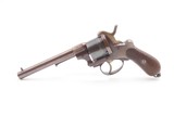 CIVIL WAR Era BELGIAN Antique LEFAUCHEUX Pinfire 11mm 6-Shot DA Revolver
Like Those Used During the CIVIL WAR - 3 of 23