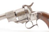 Antique CIVIL WAR Era Brescian GLISENTI Single Action PINFIRE 11mm Revolver Revolver used by UNION & CONFEDERATE Soldiers - 4 of 21