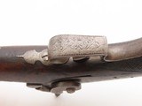 ENGRAVED/SILVER Mounted WILLIAM PEPPER Antique DERRINGER Percussion Pistol
BRITISH Period Copy Henry Deringer’s Famous Pistol - 12 of 17