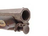 ENGRAVED/SILVER Mounted WILLIAM PEPPER Antique DERRINGER Percussion Pistol
BRITISH Period Copy Henry Deringer’s Famous Pistol - 7 of 17