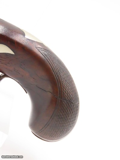 Very Scarce ENGRAVED Antique GILLESPIE .48 Percussion DERINGER Style Pistol CALIFORNIA GOLD RUSH Era RIVERBOAT GAMBLER’s Gun - Image 15 of 17