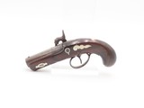 Very Scarce ENGRAVED Antique GILLESPIE .48 Percussion DERINGER Style Pistol CALIFORNIA GOLD RUSH Era RIVERBOAT GAMBLER’s Gun - 14 of 17