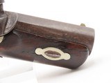 Very Scarce ENGRAVED Antique GILLESPIE .48 Percussion DERINGER Style Pistol CALIFORNIA GOLD RUSH Era RIVERBOAT GAMBLER’s Gun - 5 of 17