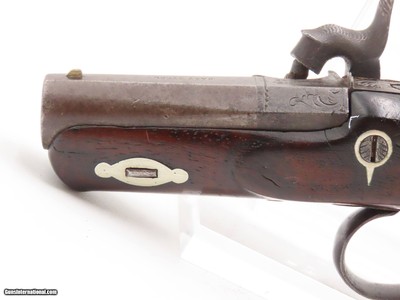 Very Scarce ENGRAVED Antique GILLESPIE .48 Percussion DERINGER Style Pistol CALIFORNIA GOLD RUSH Era RIVERBOAT GAMBLER’s Gun - Image 17 of 17