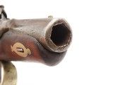 ENGRAVED/SILVER Mounted Antique DERRINGER Percussion Pistol A.R. MENDENHALL Period Copy of Henry Deringer’s Famous Pistol - 7 of 17