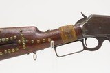 1895 TACK DECORATED Antique MARLIN M1893 Lever Action .30-30 HUNTING Rifle
1895 mfg NATIVE AMERICAN Style BRASS TACK Decorated - 5 of 25