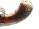 1850s ENGRAVED Liege Proofed Antique DERRINGER .47 Percussion POCKET Pistol Mid-19th Century SELF DEFENSE Pistol GERMAN SILVER - 11 of 18