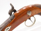 1850s ENGRAVED Liege Proofed Antique DERRINGER .47 Percussion POCKET Pistol Mid-19th Century SELF DEFENSE Pistol GERMAN SILVER - 17 of 18