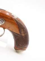1850s ENGRAVED Liege Proofed Antique DERRINGER .47 Percussion POCKET Pistol Mid-19th Century SELF DEFENSE Pistol GERMAN SILVER - 16 of 18