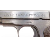 1925 mfg. COLT M1908 POCKET HAMMERLESS .380 ACP Semi-Automatic C&R PISTOL
ROARING TWENTIES Era Self Defense Pistol - 7 of 19