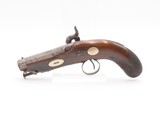 IRISH “ANDREWS” Marked ENGRAVED/SILVER Antique DERRINGER Percussion Pistol
“CLONES” Period Copy Henry Deringer’s Famous Pistol - 16 of 19