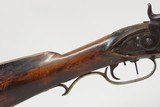 circa 1850s Antique ENGRAVED Full-Stock .44 Percussion American LONG RIFLE
Kentucky Style HUNTING/HOMESTEAD Long Rifle - 7 of 25