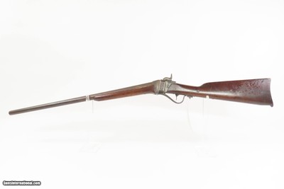 RARE 1 of 220 SHARPS Model 1853 “SLANT BREECH” Percussion SHOTGUN 26 Bore Early American Breechloading Shotgun - Image 14 of 19