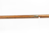 Antique “POOR BOY” Full-Stock .38 FLINTLOCK American FRONTIER Long RifleENGRAVED Kentucky Style Smoothbore HOMESTEAD Rifle - 10 of 25