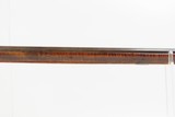 Antique “POOR BOY” Full-Stock .38 FLINTLOCK American FRONTIER Long RifleENGRAVED Kentucky Style Smoothbore HOMESTEAD Rifle - 4 of 25