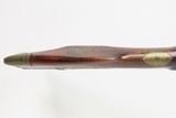 Antique “POOR BOY” Full-Stock .38 FLINTLOCK American FRONTIER Long RifleENGRAVED Kentucky Style Smoothbore HOMESTEAD Rifle - 19 of 25