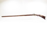 Antique “POOR BOY” Full-Stock .38 FLINTLOCK American FRONTIER Long RifleENGRAVED Kentucky Style Smoothbore HOMESTEAD Rifle - 20 of 25