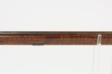 Antique “POOR BOY” Full-Stock .38 FLINTLOCK American FRONTIER Long RifleENGRAVED Kentucky Style Smoothbore HOMESTEAD Rifle - 22 of 25