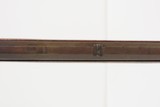 Antique “POOR BOY” Full-Stock .38 FLINTLOCK American FRONTIER Long RifleENGRAVED Kentucky Style Smoothbore HOMESTEAD Rifle - 17 of 25