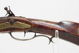 Antique “POOR BOY” Full-Stock .38 FLINTLOCK American FRONTIER Long RifleENGRAVED Kentucky Style Smoothbore HOMESTEAD Rifle - 25 of 25