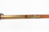 Antique “POOR BOY” Full-Stock .38 FLINTLOCK American FRONTIER Long RifleENGRAVED Kentucky Style Smoothbore HOMESTEAD Rifle - 11 of 25