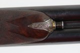 ENGRAVED British WEBLEY & SCOTT Double Barrel C&R Shotgun HALIFAX RETAILER
ROARING TWENTIES Era BOXLOCK Fowling Piece - 13 of 25