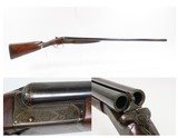 ENGRAVED British WEBLEY & SCOTT Double Barrel C&R Shotgun HALIFAX RETAILER
ROARING TWENTIES Era BOXLOCK Fowling Piece