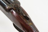 ENGRAVED British WEBLEY & SCOTT Double Barrel C&R Shotgun HALIFAX RETAILER
ROARING TWENTIES Era BOXLOCK Fowling Piece - 22 of 25