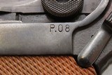 THIRD REICH World War II German MAUSER “byf” Code “42” LUGER Pistol HOLSTER 9mm SEMI-AUTOMATIC with HOLSTER & TAKEDOWN TOOL - 13 of 24