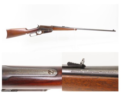 c1914 WINCHESTER Model 1895 .30-40 Krag US C&R Lever Action Rifle ROOSEVELT Early Box-Fed Magazine Repeater Designed by Browning!
