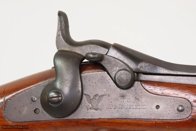 1889 mfg. Antique U.S. SPRINGFIELD M1884 TRAPDOOR .45-70 Rifle INDIAN WARSU.S. MILITARY Rifle WESTWARD EXPANSION w/SLING - Image 9 of 25