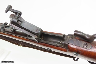 1889 mfg. Antique U.S. SPRINGFIELD M1884 TRAPDOOR .45-70 Rifle INDIAN WARSU.S. MILITARY Rifle WESTWARD EXPANSION w/SLING - Image 25 of 25
