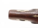 ENGRAVED/SILVER Mounted Antique “PEANUT SIZE” Percussion DERRINGER Pistol
Period Copy of Henry Deringer’s Famous Pistol - 13 of 17