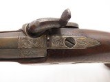 ENGRAVED/SILVER Mounted Antique “PEANUT SIZE” Percussion DERRINGER Pistol
Period Copy of Henry Deringer’s Famous Pistol - 9 of 17