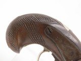 ENGRAVED/SILVER Mounted Antique “PEANUT SIZE” Percussion DERRINGER Pistol
Period Copy of Henry Deringer’s Famous Pistol - 3 of 17