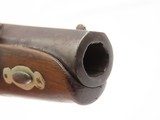ENGRAVED/SILVER Mounted Antique “PEANUT SIZE” Percussion DERRINGER Pistol
Period Copy of Henry Deringer’s Famous Pistol - 7 of 17