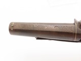 Liege Proofed ENGRAVED/SILVER Mounted Antique DERRINGER Percussion Pistol
Period Copy of Henry Deringer’s Famous Pistol - 10 of 17