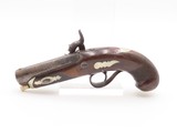 Very Scarce ENGRAVED Antique GILLESPIE Percussion DERRINGER Pistol NEW YORK CALIFORNIA GOLD RUSH Era RIVERBOAT GAMBLER’s Gun - 15 of 18