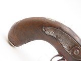 ENGRAVED English R.S. CLARK Antique SILVER BANDED Percussion POCKET Pistol
English SELF DEFENSE Pistol Made Circa 1840 - 3 of 18