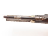 ENGRAVED English R.S. CLARK Antique SILVER BANDED Percussion POCKET Pistol
English SELF DEFENSE Pistol Made Circa 1840 - 13 of 18