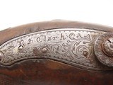 ENGRAVED English R.S. CLARK Antique SILVER BANDED Percussion POCKET Pistol
English SELF DEFENSE Pistol Made Circa 1840 - 6 of 18