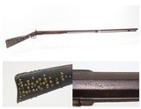 TACK DECORATED Antique NATIVE AMERICAN Style Musket TURQUOISE INLAID Stock
LONDON PROOFED Likely Native American Trade Gun