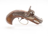 ENGRAVED/SILVER Mounted A.J. PLATE Antique DERRINGER .41 Percussion Pistol
“J. DERINGER” Period Copy Henry Deringer’s Pistol - 2 of 18