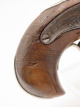 ENGRAVED/SILVER Mounted A.J. PLATE Antique DERRINGER .41 Percussion Pistol
“J. DERINGER” Period Copy Henry Deringer’s Pistol - 3 of 18