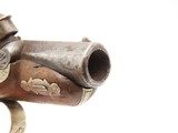 ENGRAVED/SILVER Mounted A.J. PLATE Antique DERRINGER .41 Percussion Pistol
“J. DERINGER” Period Copy Henry Deringer’s Pistol - 8 of 18
