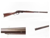 c1889 mfr. Antique WINCHESTER Model 1873 .32-20 WCF Lever Action Rifle Octagonal Barrel, Crescent Butt Plate - 1 of 25